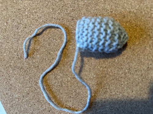 Knitted catnip mice - catnip,