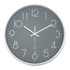 10/12" Wall Clock Silent Non