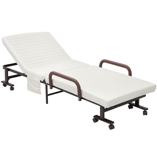 Homcom folding bed with - homcom,
