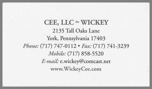 Cee llc wickey york - llc, vintage