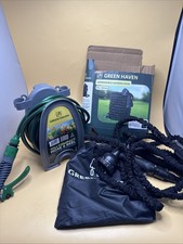 Green Haven Garden Hose Reel – 10M / 32Ft Lightweight Compact +1Expandable Hose