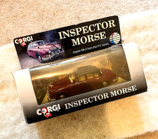 Corgi 96682 Central TV Inspector Morse Jaguar 1:43 Mk II -1993 -Boxed -good cond