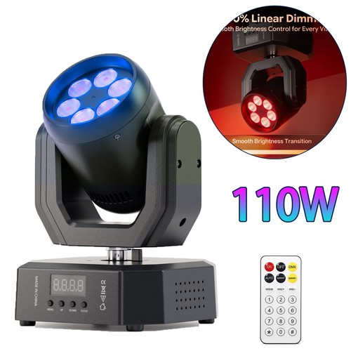 110w 6led rgbw mini moving - 6led,