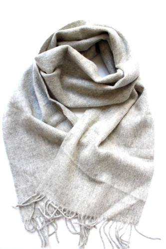 Barbour lambswool scarf grey - barbour,