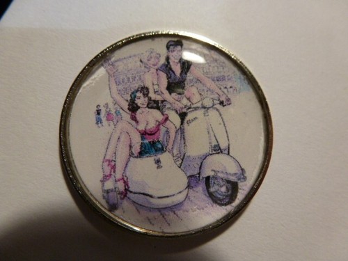 Pin vespa elvis presley side - pin,