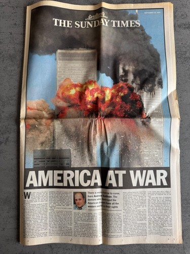Sunday times newspaper - sunday, 9/11