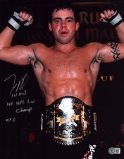 Jens Pulver Signed 11x14 Photo