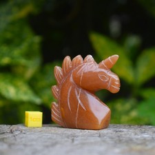 Orange Aventurine Unicorn