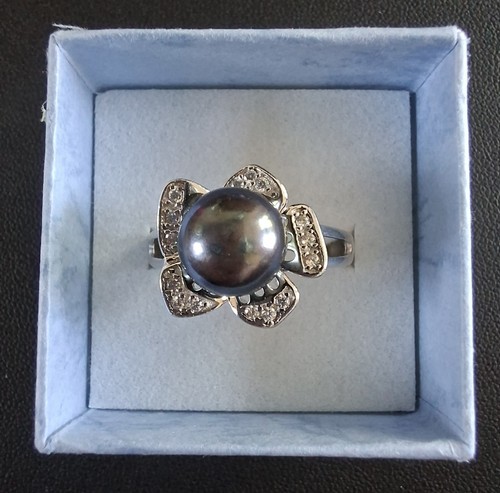925 beautiful tahitian black - beautiful,