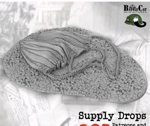 Wwii supply drop - supply, 3d