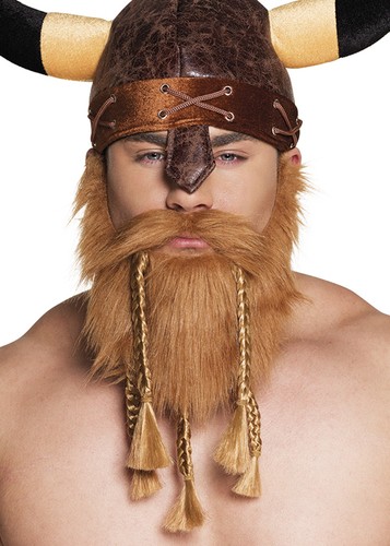Mens viking warrior bushy fake - mens,