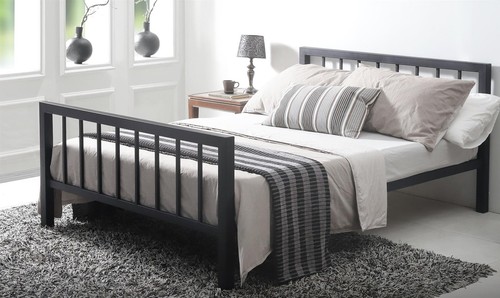 Strong solid metal bed - strong,solid,metal,