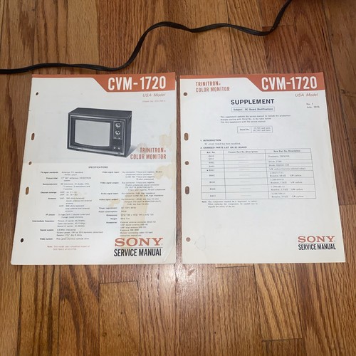 Sony trinitron color monitor - sony,