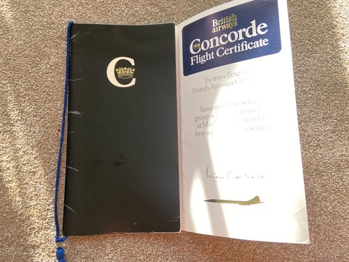 British airways concorde rare - british,