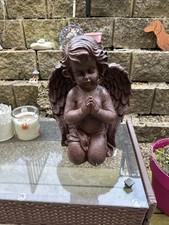 Large Churub Angel Memorial Statue