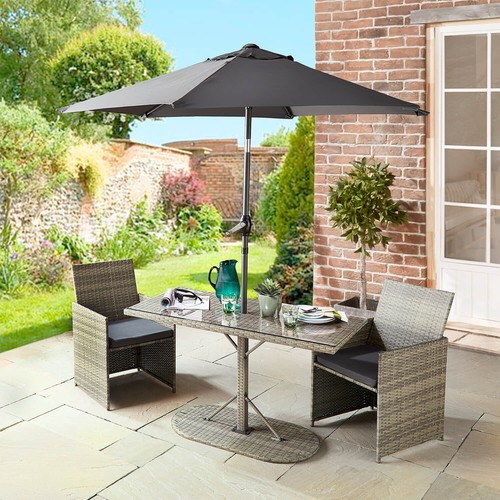 Rattan bistro set with - rattan,