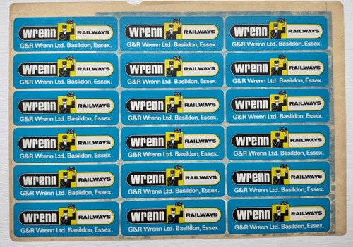Wrenn trademark stickers - 18,