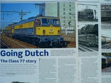 Class 77 DC EM2s Woodhead route & Netherlands - Rail Express magazine article