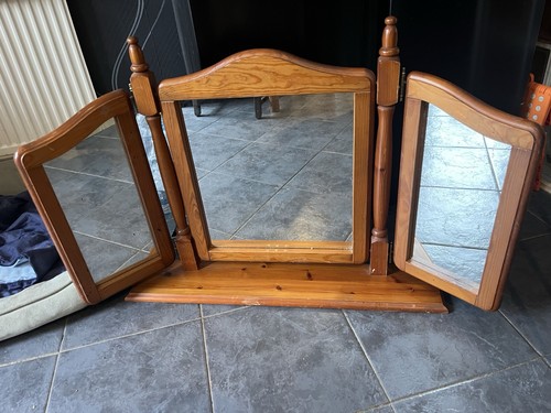Large solid pine triple - solid,