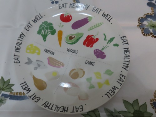 Large diet plate eat healthy - plate,