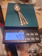 3x Vintage Silver Teaspoon. 40