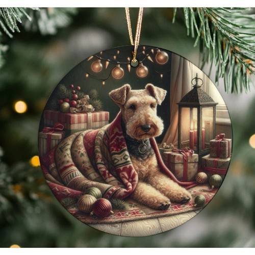 Lakeland terrier ceramic - terrier,
