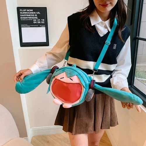 Hatsune miku plush bag - plush,