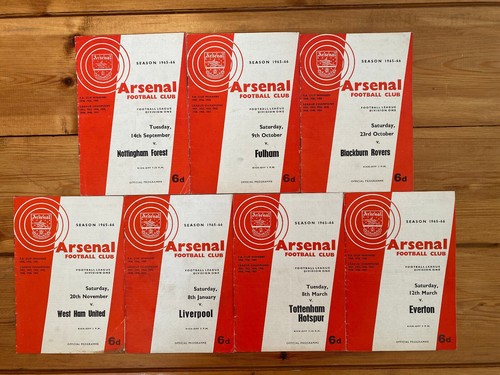 Arsenal home away - arsenal, programmes