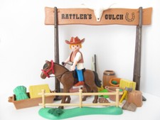Playmobil Western ranch scene