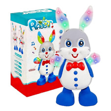 Dancing Rabbit Toys Musical Lighting Doll Interactive Toys Educational Gift Kids