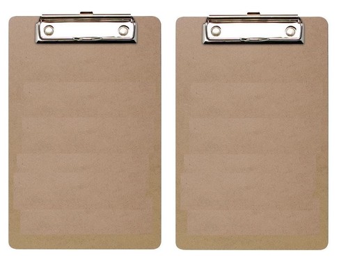 Wooden small mini clipboard - small,