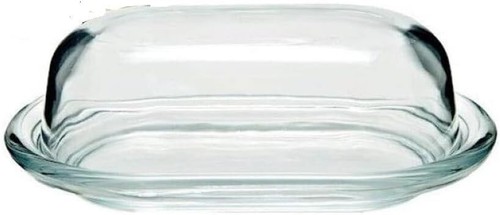 Vintage glass butter saver - vintage,