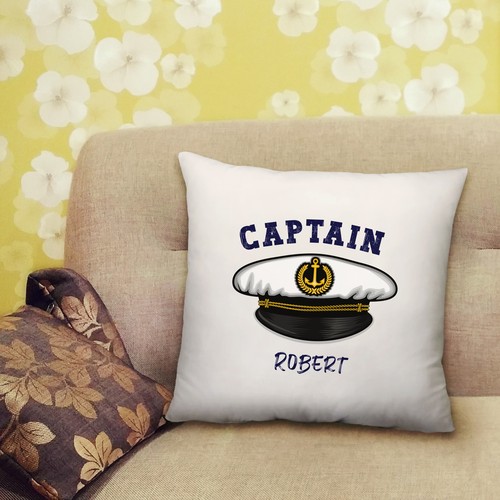 Personalised captain cushion - personalised,