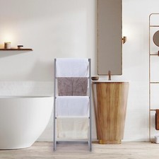 Bamboo Freestanding Towel Rack