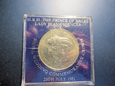 1981 Commemorative Wedding Crown. Charles And Diana. In Capsule.