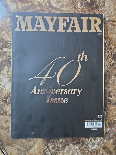 Mayfair magazine 40th - mayfair,