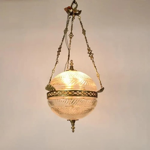 Rare modern brass pendant - modern,