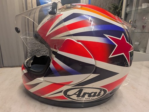 Arai motorcycle helmet used - motorcycle,