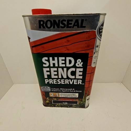 Ronseal shed fence - shed,