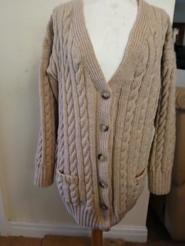 Hand knitted ladies aran - hand,