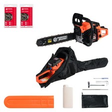 45cc 16" Petrol Chainsaw + 2 x