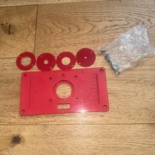 Multifunctional Router Table Aluminum Insert Plate Woodworking Benches C3E8