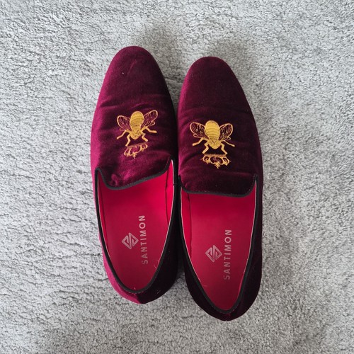Mens santimon red velvet - red,