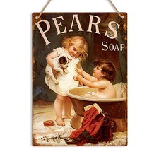 PEARS SOAP Vintage Retro Metal