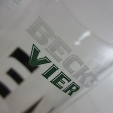Beer Glass BECKS VIER tall
