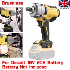 1200N.m Cordless Brushless Electric Impact Wrench for Dewalt 18V 20V Battery UK