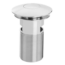 Bristan W BASIN08 C Round Push