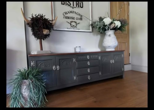 Green wih gold - , upcycled