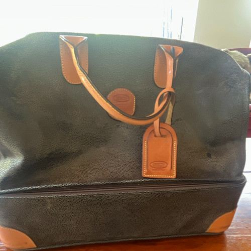 Bric leather holdall duffle - bric's,