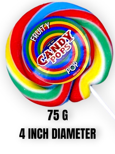 Rainbow wheel lolly lollies - xl,